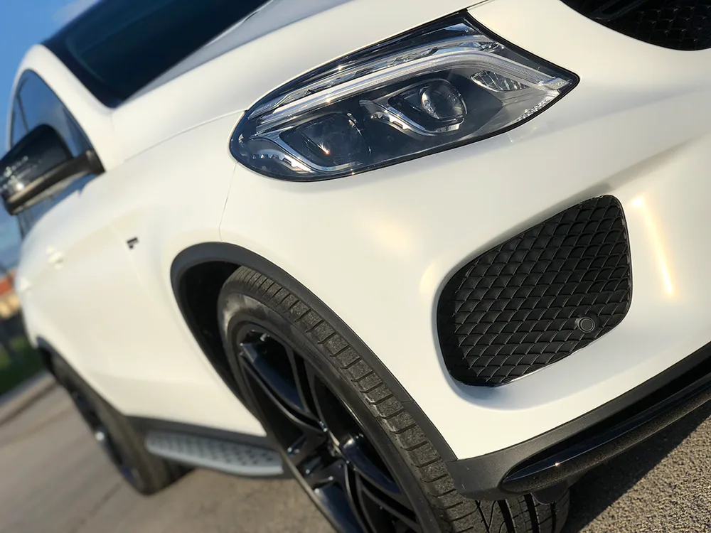 Mercedes GLE 43 AMG - Wrapping 3M Satin Frozen Vanilla
